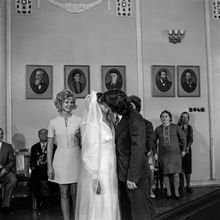 Свадебная церемония | Горожане. 1970-e гг., г.Северодвинск. Фото #C10296.