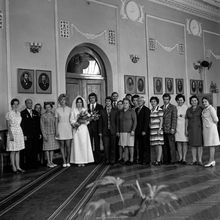 Свадебная церемония | Горожане. 1970-e гг., г.Северодвинск. Фото #C10298.
