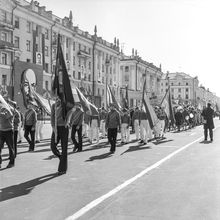 Демонстрация | Общественная жизнь. 1970-e гг., г.Северодвинск. Фото #C2219.