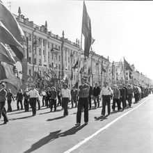 Демонстрация | Общественная жизнь. 1970-e гг., г.Северодвинск. Фото #C2220.