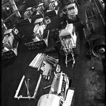 Вид цеха сверху | Предприятия. 1970-e гг., г.Северодвинск. Фото #C64.