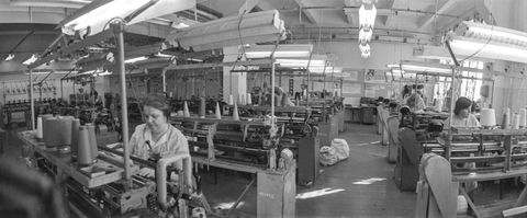 Цех трикотажного ателье | Предприятия. 1980-e гг., г.Северодвинск. Фото #C17445.