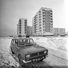 Транспорт. 1980-e гг., г.Северодвинск. Фото #C14287.