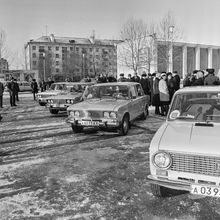 Автопробег | Транспорт. 1980-e гг., г.Северодвинск. Фото #C4392.