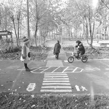 Детский сад. Правила дорожного движения | Дети. 1980-e гг., г.Северодвинск. Фото #C17294.