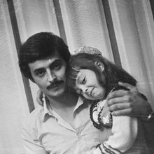 Отец с дочерью | Горожане. 1980-e гг., г.Северодвинск. Фото #C4307.