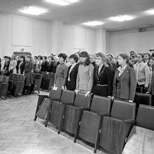 Собрание медицинских работников | Медицина. 1980-e гг., г.Северодвинск. Фото #C6584.