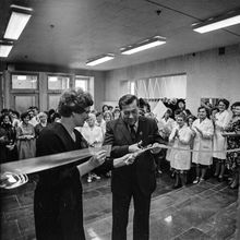 Открытие нового корпуса больницы | Медицина. 1980-e гг., г.Северодвинск. Фото #C14273.