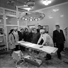 Открытие новой больницы | Медицина. 1980-e гг., г.Северодвинск. Фото #C14291.