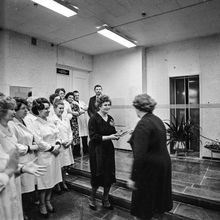 Открытие стоматологической поликлиники | Медицина. 1980-e гг., г.Северодвинск. Фото #C14333.