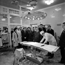 Открытие больничного корпуса | Медицина. 1980-e гг., г.Северодвинск. Фото #C14350.