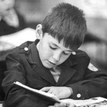 В школе | Школа. 1980-e гг., г.Северодвинск. Фото #C7913.