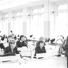 Учебный класс | Школа. 1980-e гг., г.Северодвинск. Фото #C2892.
