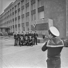 Фотографирование моряков | Силовые структуры. 1980-e гг., г.Северодвинск. Фото #C14314.