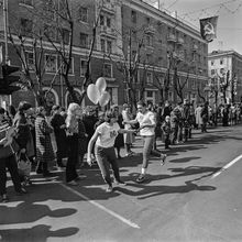 Первомайская эстафета | Спорт. 1980-e гг., г.Северодвинск. Фото #C4353.