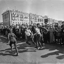 Первомайская эстафета | Спорт. 1980-e гг., г.Северодвинск. Фото #C4358.