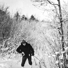 На лыжне | Спорт. 1980-e гг., г.Северодвинск. Фото #C7950.