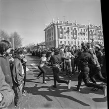 Первомайская эстафета | Спорт. 1980-e гг., г.Северодвинск. Фото #C4359.