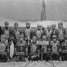 Хоккейная команда "Факел", г.Новодвинск | Спорт. 1981 г., г.Северодвинск. Фото #C15386.