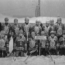 Хоккейная команда "Факел", г.Новодвинск | Спорт. 1981 г., г.Северодвинск. Фото #C15387.