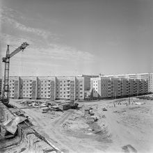 Новые кварталы | Строительство. 1980-e гг., г.Северодвинск. Фото #C14276.