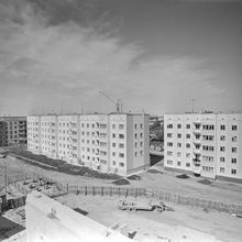 Ведется строительство | Строительство. 1980-e гг., г.Северодвинск. Фото #C17133.