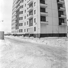 Новый дом | Строительство. 1980-e гг., г.Северодвинск. Фото #C17419.