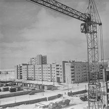 Город строится | Строительство. 1980-e гг., г.Северодвинск. Фото #C15169.