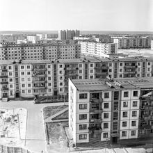 Новые микрорайоны | Строительство. 1980-e гг., г.Северодвинск. Фото #C17219.