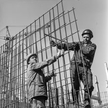 Строительство. 1980-e гг., г.Северодвинск. Фото #C14372.