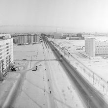 Вид на улицу Ломоносова | Виды города. 1980-e гг., г.Северодвинск. Фото #C14796.