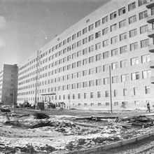 Больничный комплекс | Виды города. 1980-e гг., г.Северодвинск. Фото #C14394.