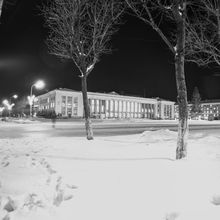 Новогодняя площадь | Виды города. 1980-e гг., г.Северодвинск. Фото #C17096.
