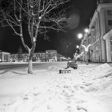 Новогодняя площадь | Виды города. 1980-e гг., г.Северодвинск. Фото #C17097.