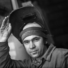 Сварщик | Предприятия. 1980-e гг., г.Северодвинск. Фото #C14024.