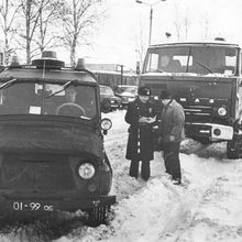 Сотрудник ВАИ | Транспорт. 1990-e гг., г.Северодвинск. Фото #C3182.