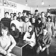 Призеры олимпиад школы № 17 | Школа. 1990-e гг., г.Северодвинск. Фото #C16647.