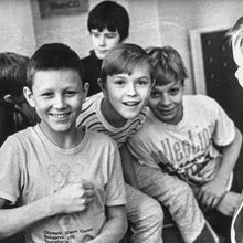 Мальчики | Школа. 1990-e гг., г.Северодвинск. Фото #C6990.
