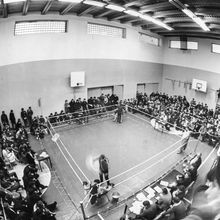 Соревнования по боксу | Спорт. 1990-e гг., г.Северодвинск. Фото #C5185.