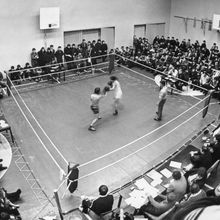 Соревнования по боксу | Спорт. 1990-e гг., г.Северодвинск. Фото #C5186.