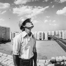 Бригадир каменщиков Валерий Груздёнок | Строительство. None, г.Северодвинск. Фото #C7010.