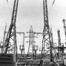 Подстанция | Предприятия. 1990-e гг., г.Северодвинск. Фото #C5639.