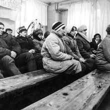 Собрание коллектива | Предприятия. 1990-e гг., г.Северодвинск. Фото #C5306.