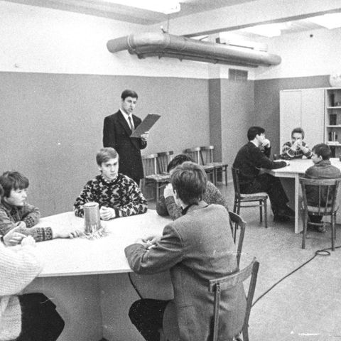 Школа. 1990-e гг., г.Северодвинск. Фото #C16671.